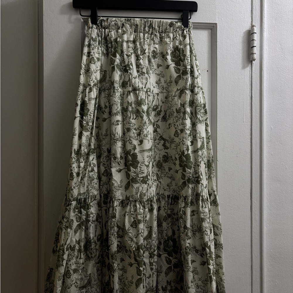 Pinkyotto Green Midi Skirt